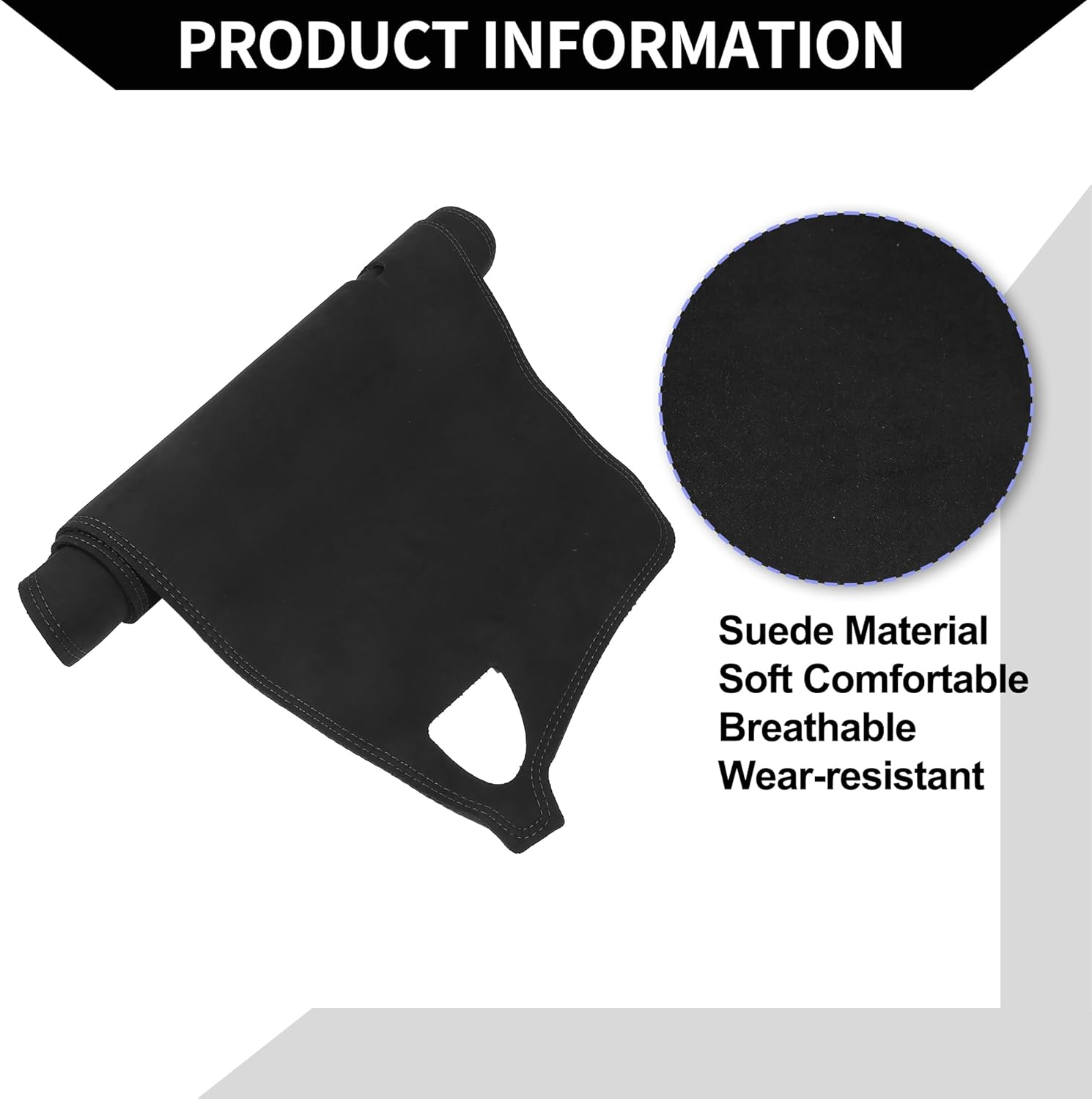 Dash Cover for Mitsubishi Lancer EX 2008-2017 / Center Console Dashboard Cover/Non-Slip/Suede / 1 Pcs Black