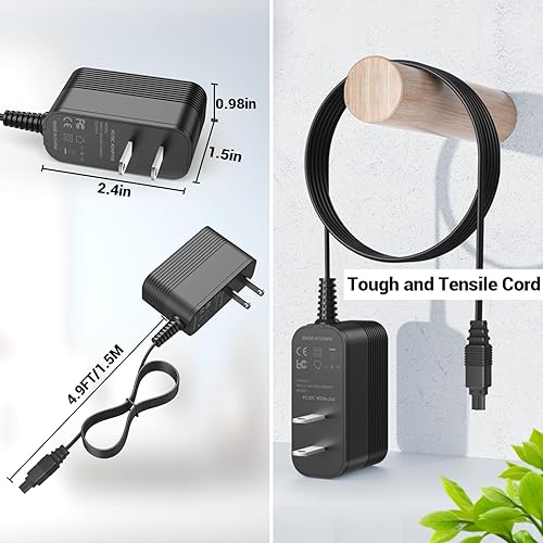 Miniatura 7 de Cable de vacío para Shark V2945Z XA2950 V2950 YLS0041T110025 YLS0041-T110025 Cargador para cable de alimentación de repuesto de vacío Shark