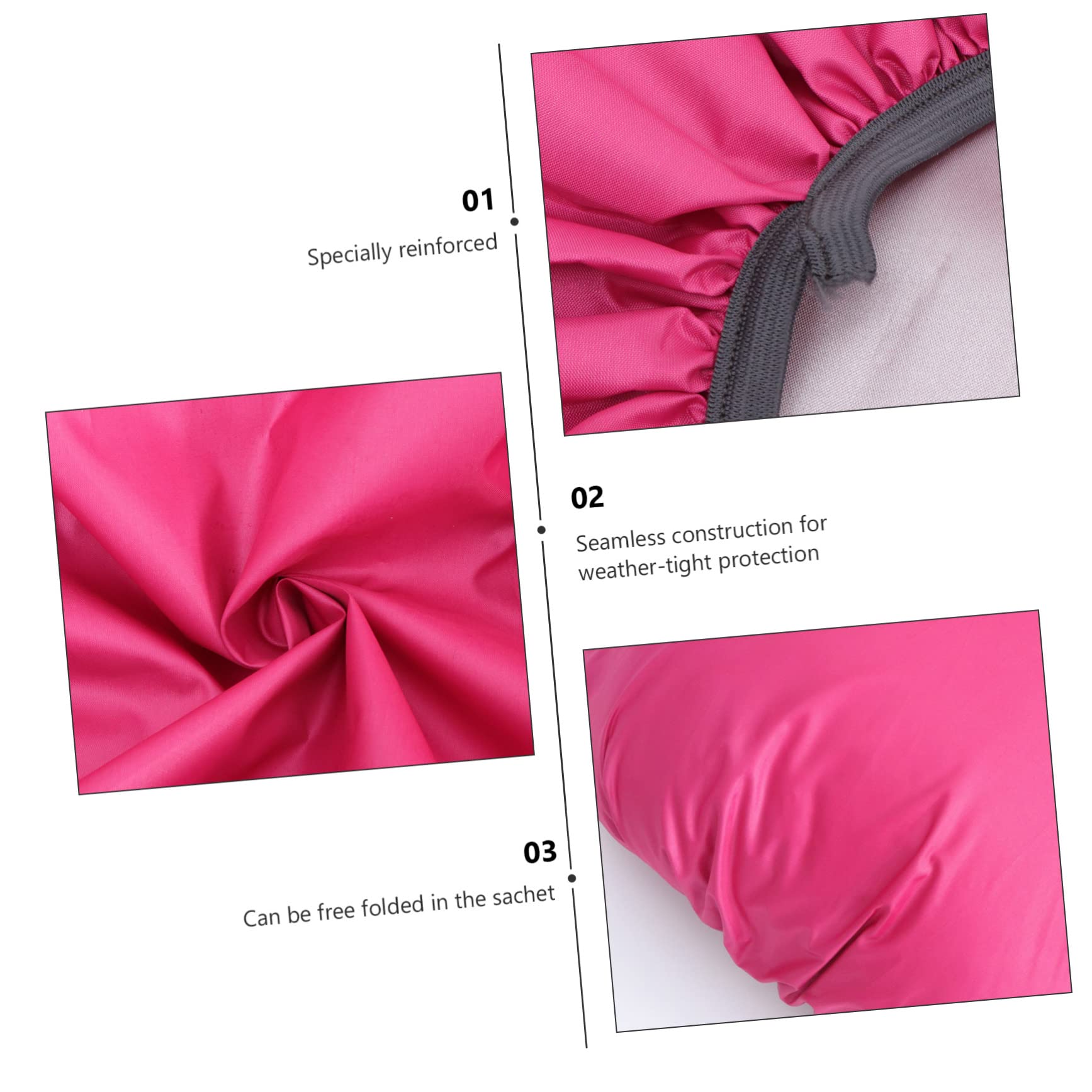 Yardwe 3pcs 35l Waterproof Backpack Cover Rainproof Pack Rain Cover for Hiking Camping Travel