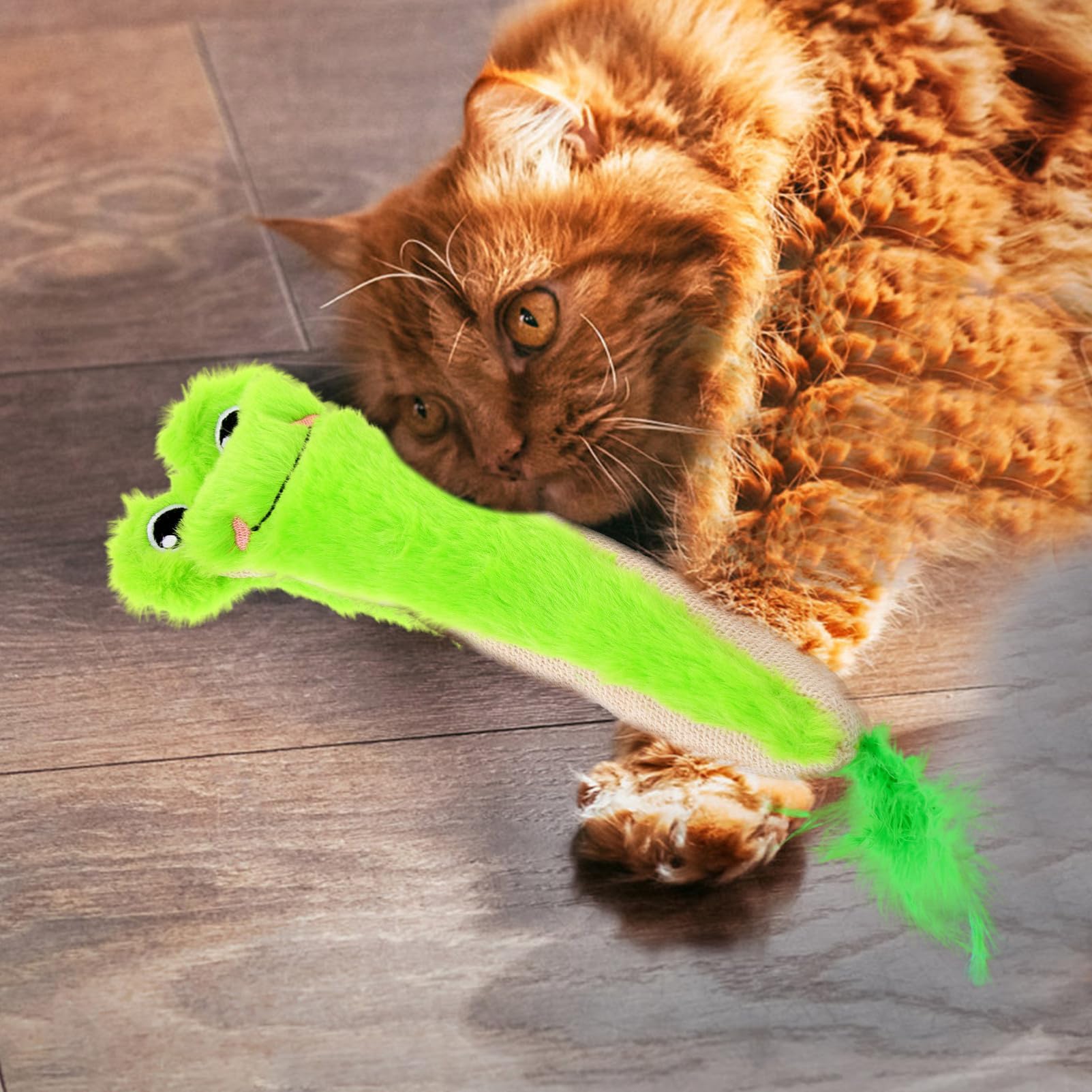 Jouets pour Chats D'intérieur Souris en Peluche Douce avec Papier Froissé Jouet Interactif À Mâcher pour La Santé Bucco-