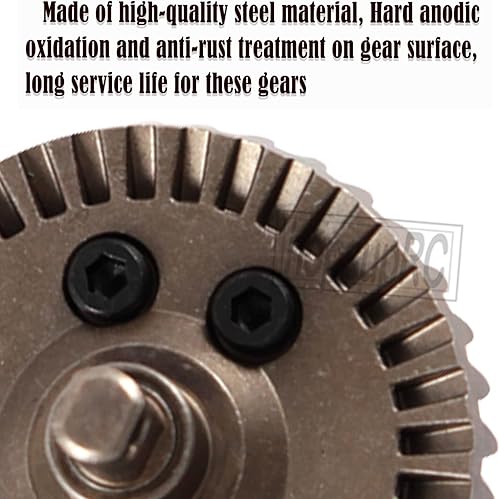 Miniatura 6 de RC Steel Front Main Gear & Diferential Case Upgrades Part for 1/10 Slash/Rustler/Stampede 4X4 VXL, mejoras diferenciales delanteras del diferencial