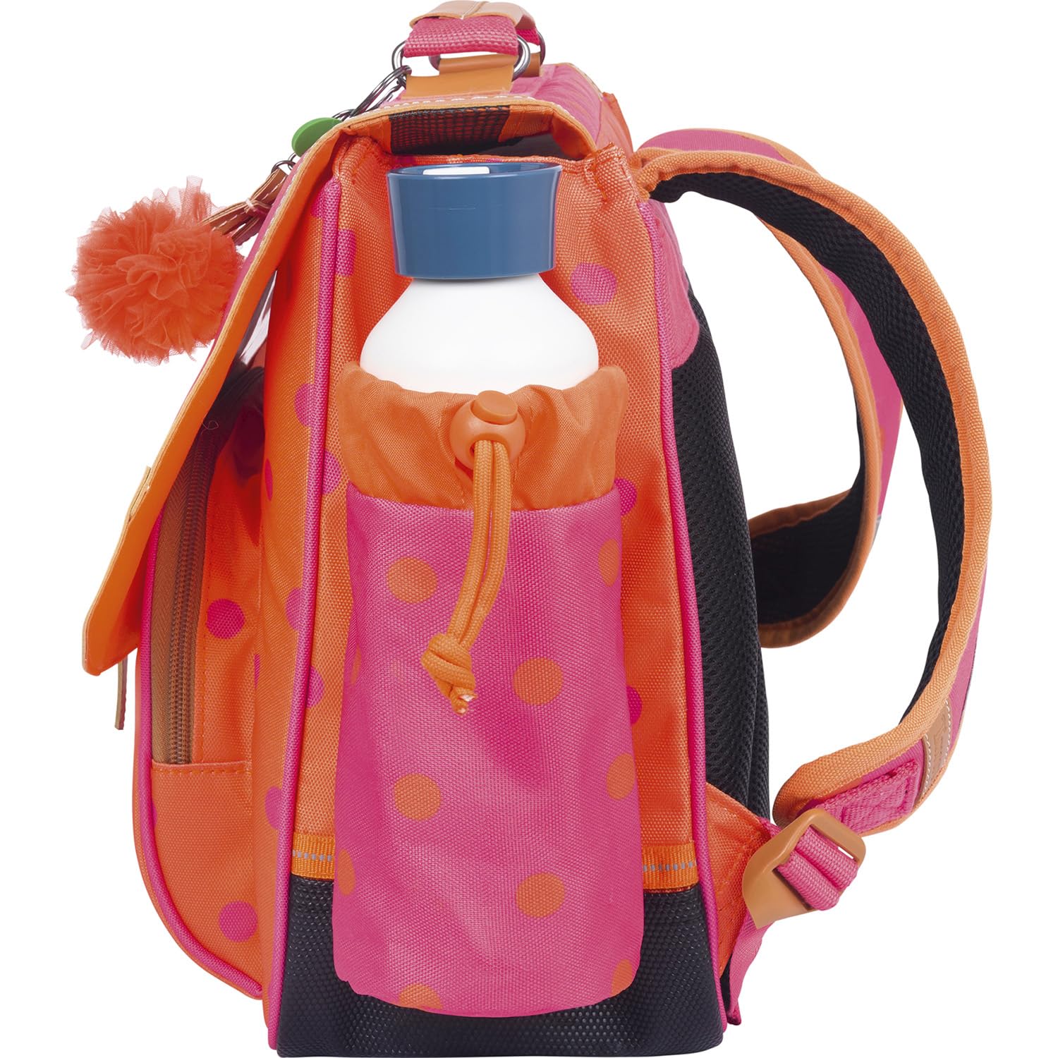 Tann's Sidonie, Cartable Fille, Rose/Orange, 38 cm