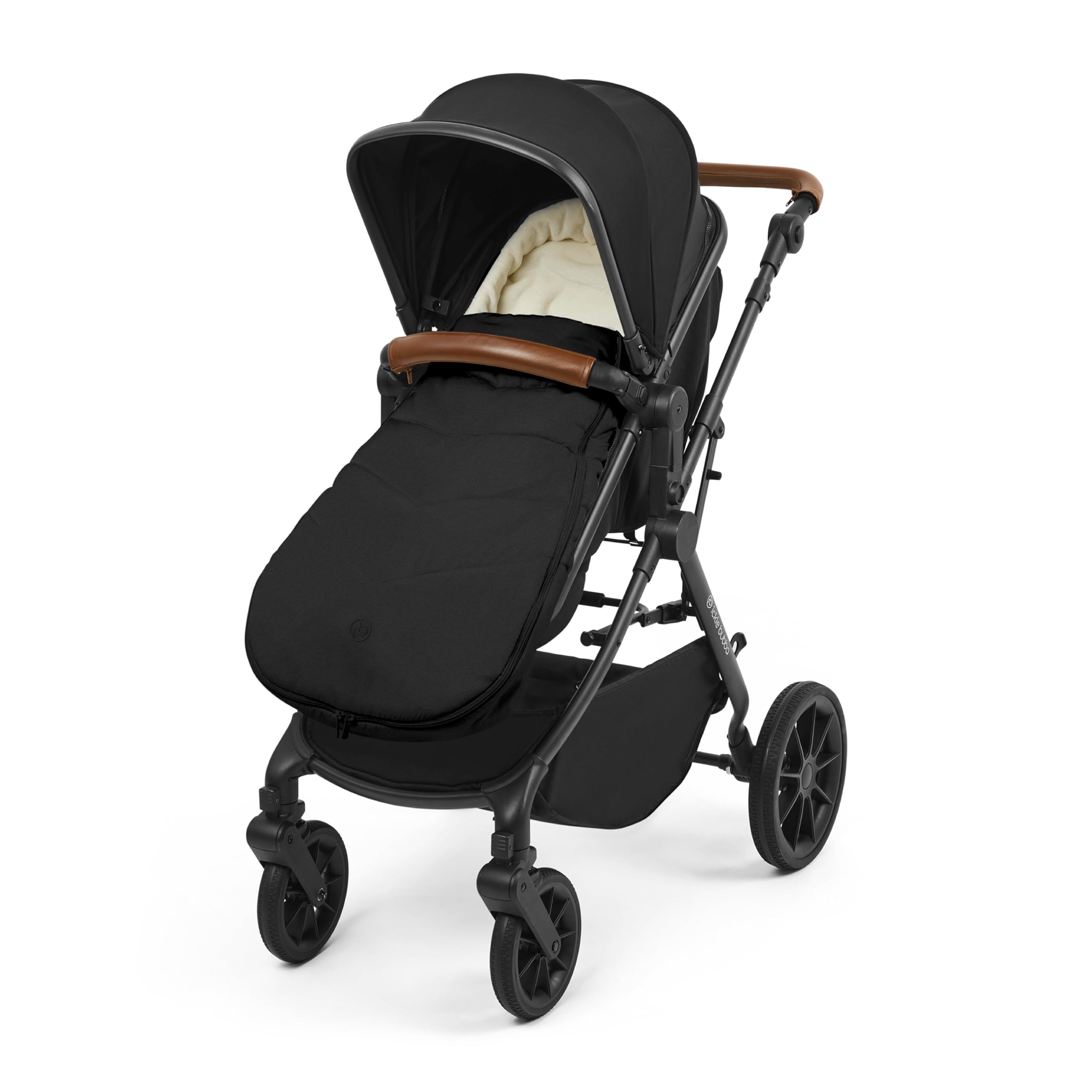 Ickle Bubba Coprigambe universale per passeggino e carrozzina, di alta qualità, colore: nero