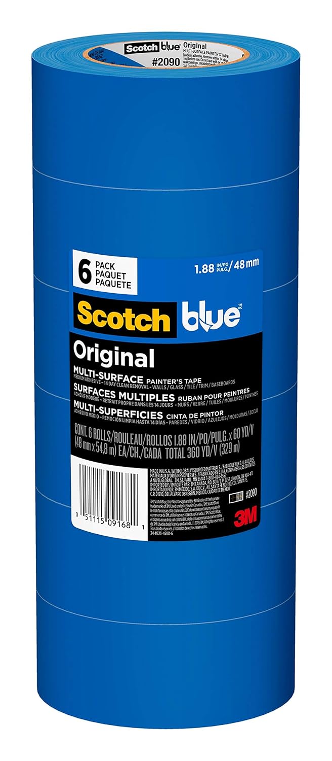 Scotch Painter's Tape Original MultiSurface Painter's Tape, 1.88