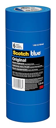 ScotchBlue Painter's Tape, Multi-Use, 1.88-Inch by 60-Yard, 6-Roll by 3M