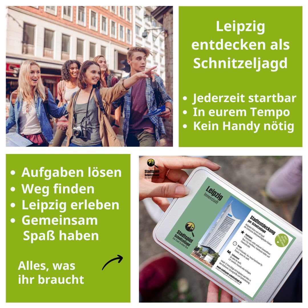 Stadtspiel Schnitzeljagd Leipzig Innenstadt - Entdeckertour