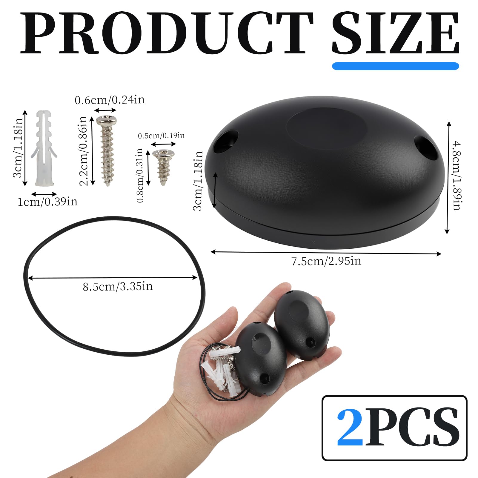 1 Par de Sensores de Fotocélula,Kit universal de fotocélula infrarroja 12 / 24v AC - DC, sensor de Seguridad con filtro solar,para automatización de puertas y garajes