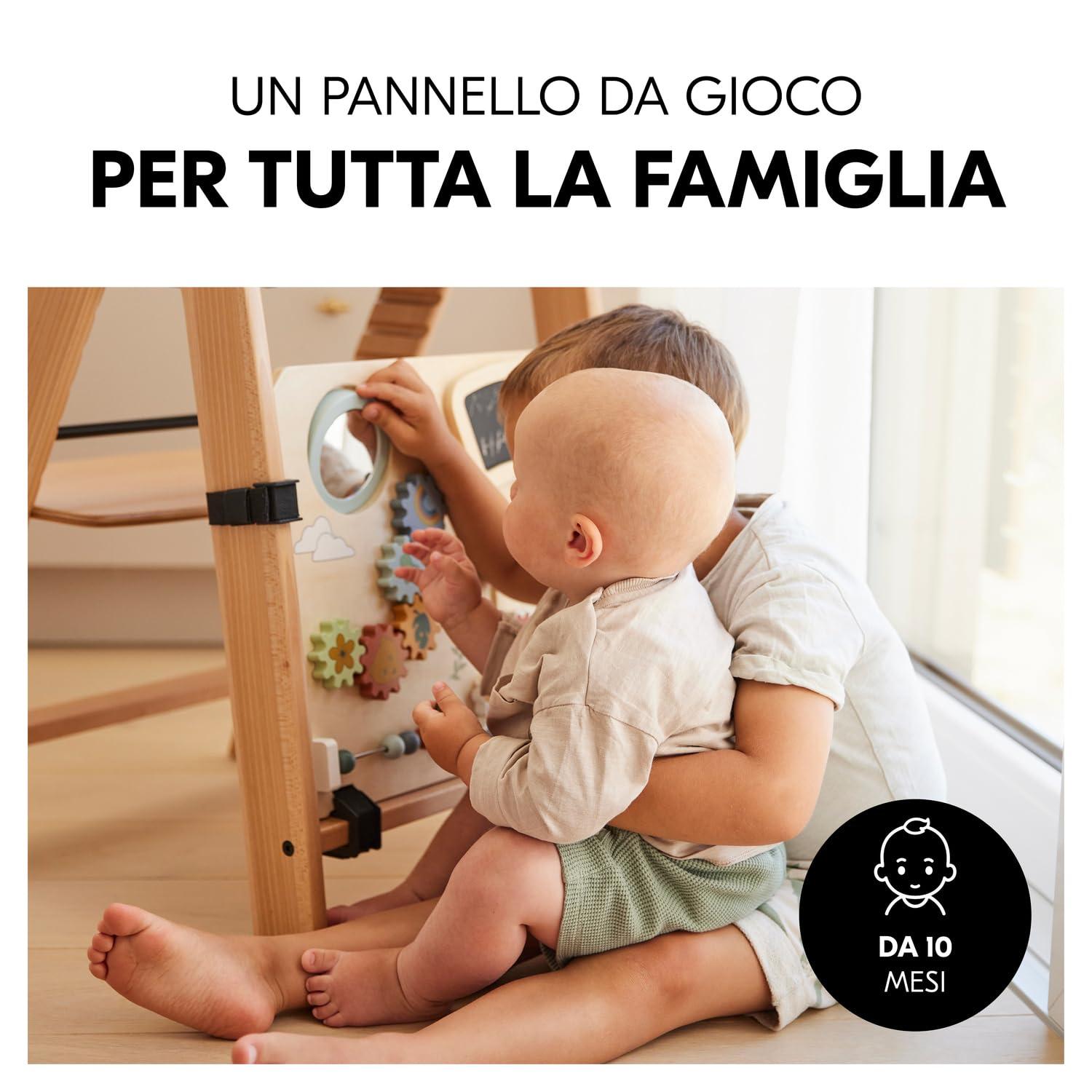 Hauck Tavola Attività Per Seggiolone - Giochi In Legno FSC, Per Bambini Da 10 Mesi - Foto 7