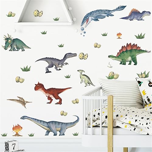 Miniatura 5 de Calcomanías de pared de elefante azul con diseño de animales lindos, diseño de luna y estrellas, nube, globo de aire, papel tapiz extraíble, papel