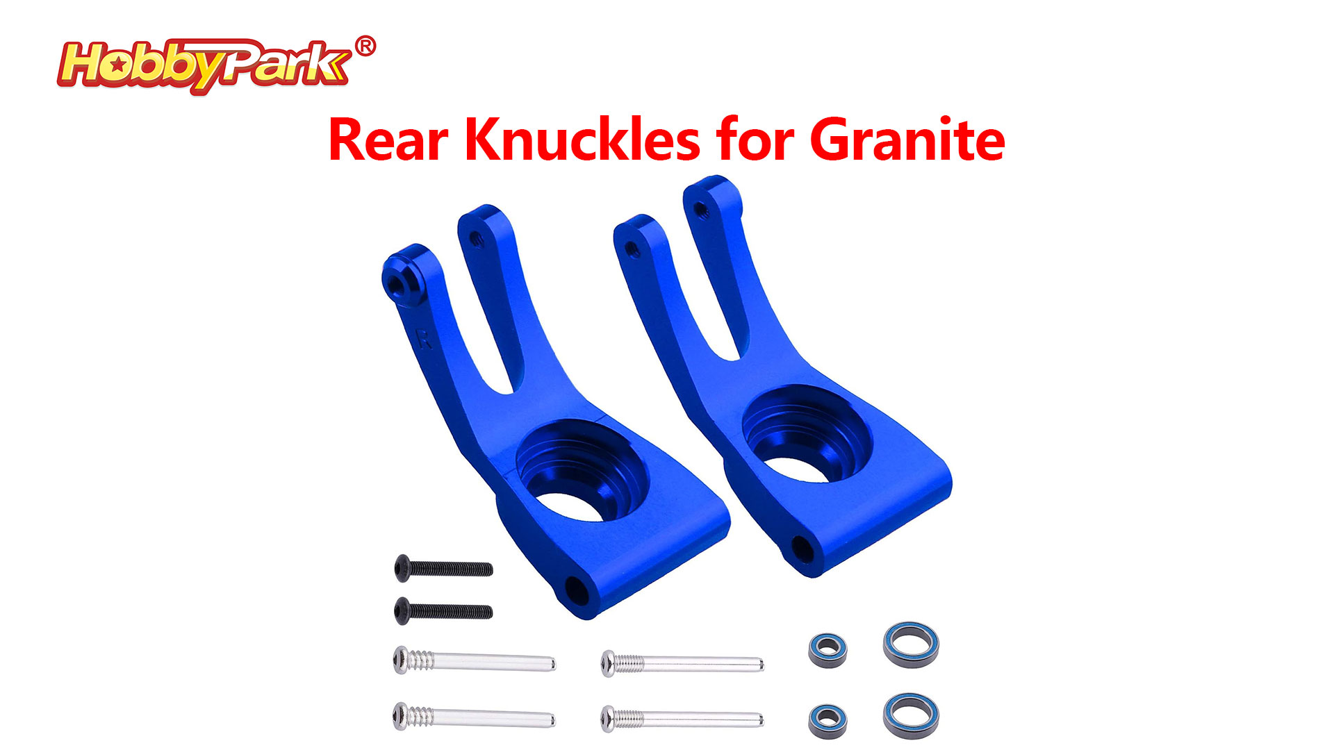OGUNKE Bloc de direction avant RC en aluminium et bloc de roulette et moyeu arrière avec roulements à billes, pièces de mise à niveau pour Arrma Senton Granite Typhon BigRock 1/10 (bleu OGUNKE Bloc de direction avant RC en aluminium et bloc de roulette et moyeu arrière avec roulements à billes, pièces de mise à niveau pour Arrma Senton Granite Typhon BigRock 1/10 (bleu