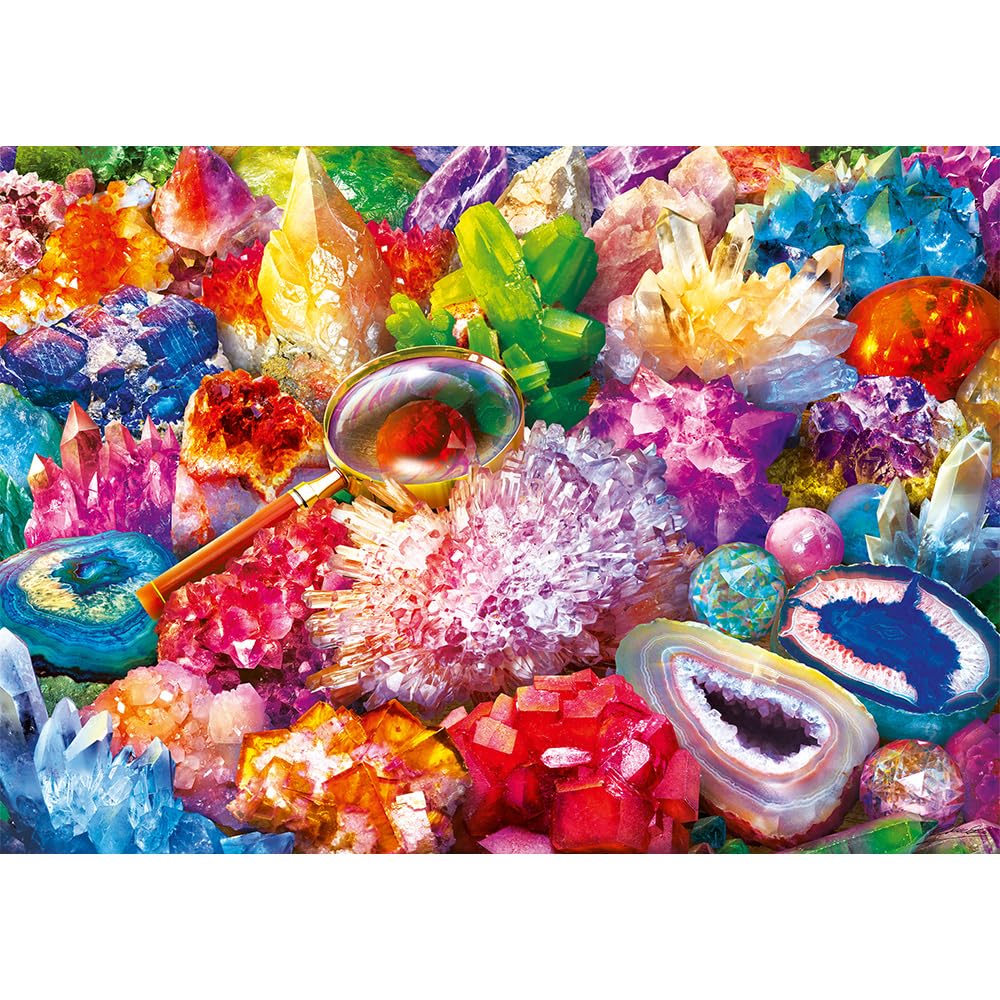 Trefl - Puzzle 2w1: Kosmos i Kryształy - 2 x 500 Elementów - Zestaw Dwóch Układanek, DIY, Kreatywna Rozrywka, dla Dorosłych i Dzieci od 10 lat