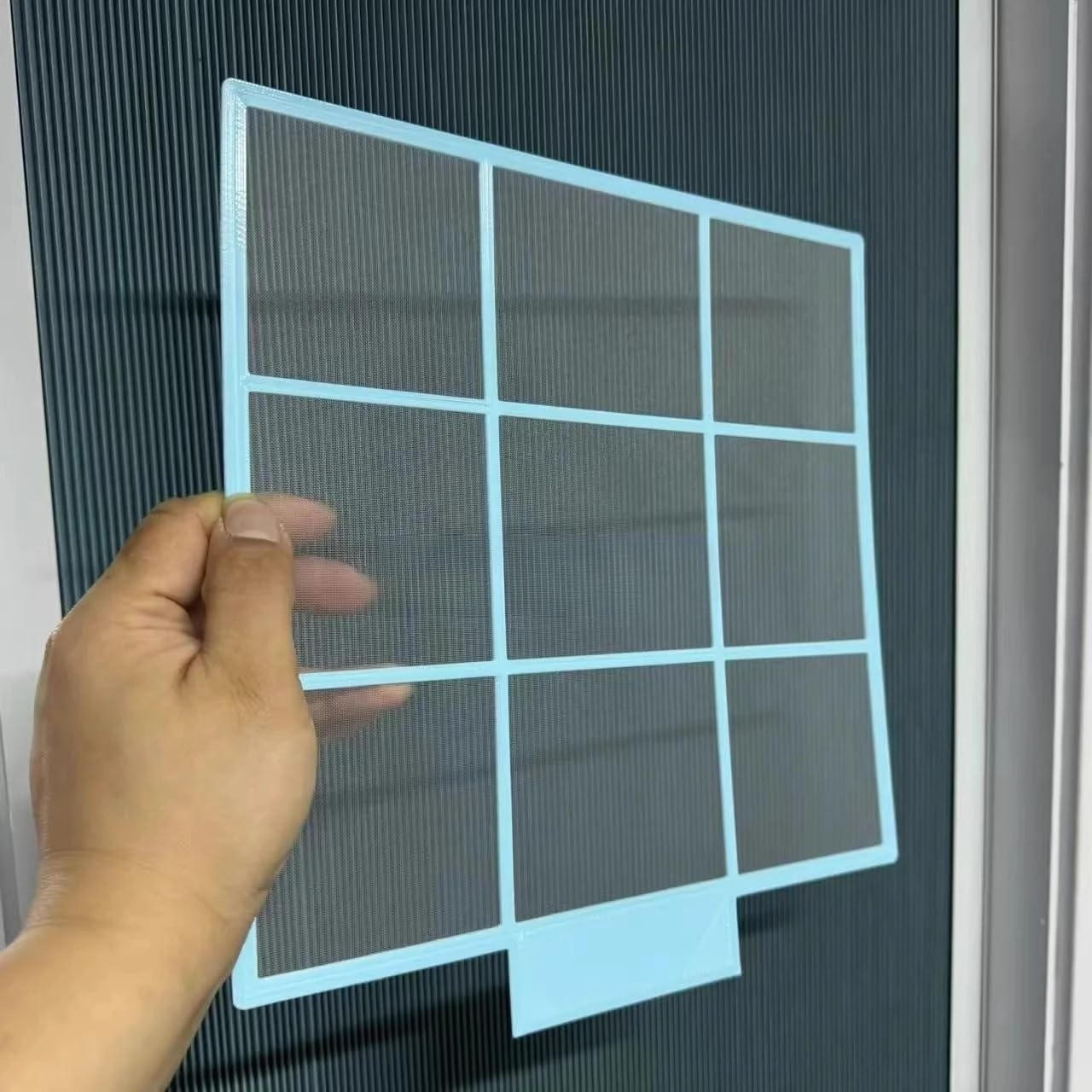1 Uds. Filtro de CA para ventana portadora, lavable a prueba polvo, 27,3x26,3cm para uso doméstico