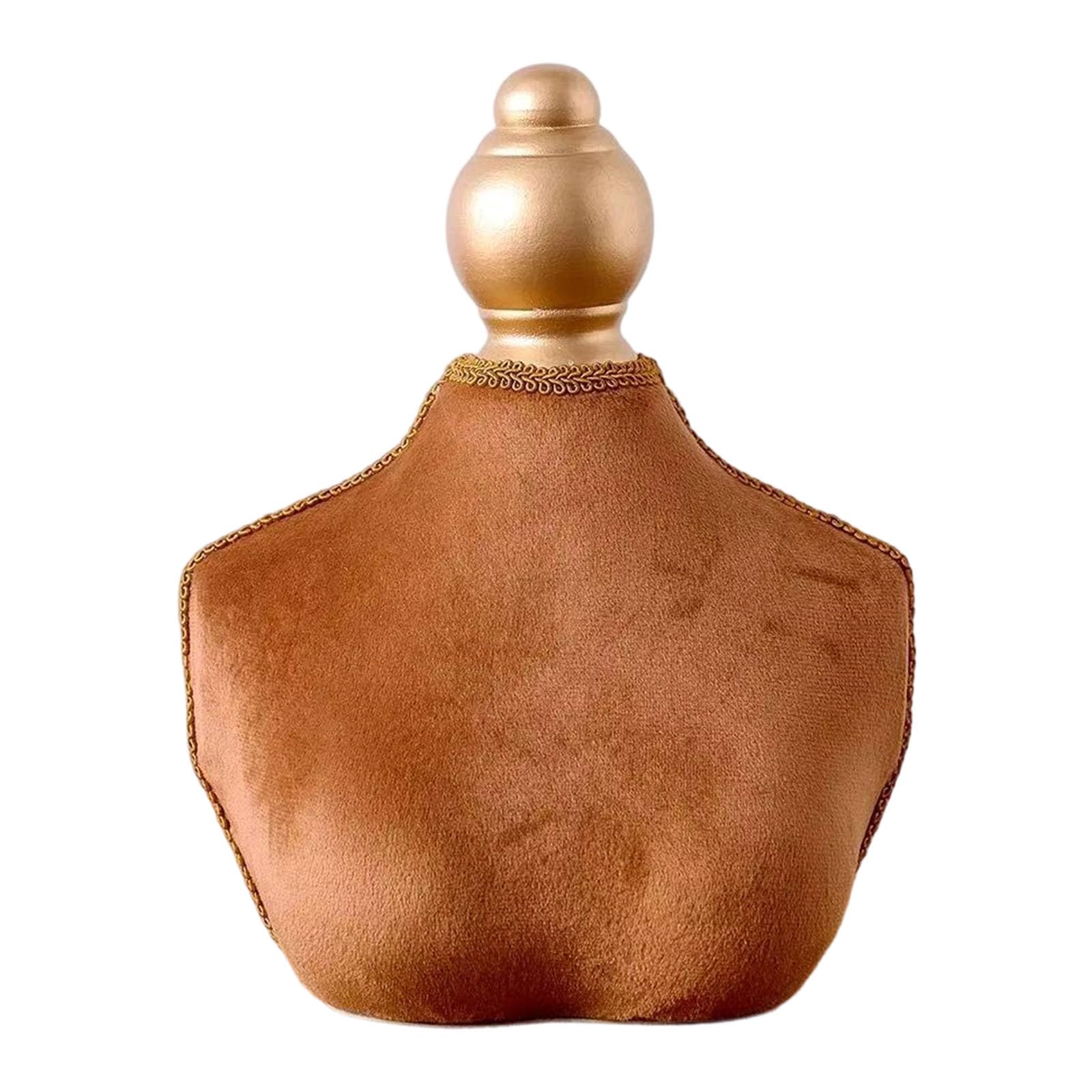 MURYE Contemporary Bust Jewelry Display Holder with Smooth Wood Finish Ideal for Retail Stores Contemporary Jewelry Showcase