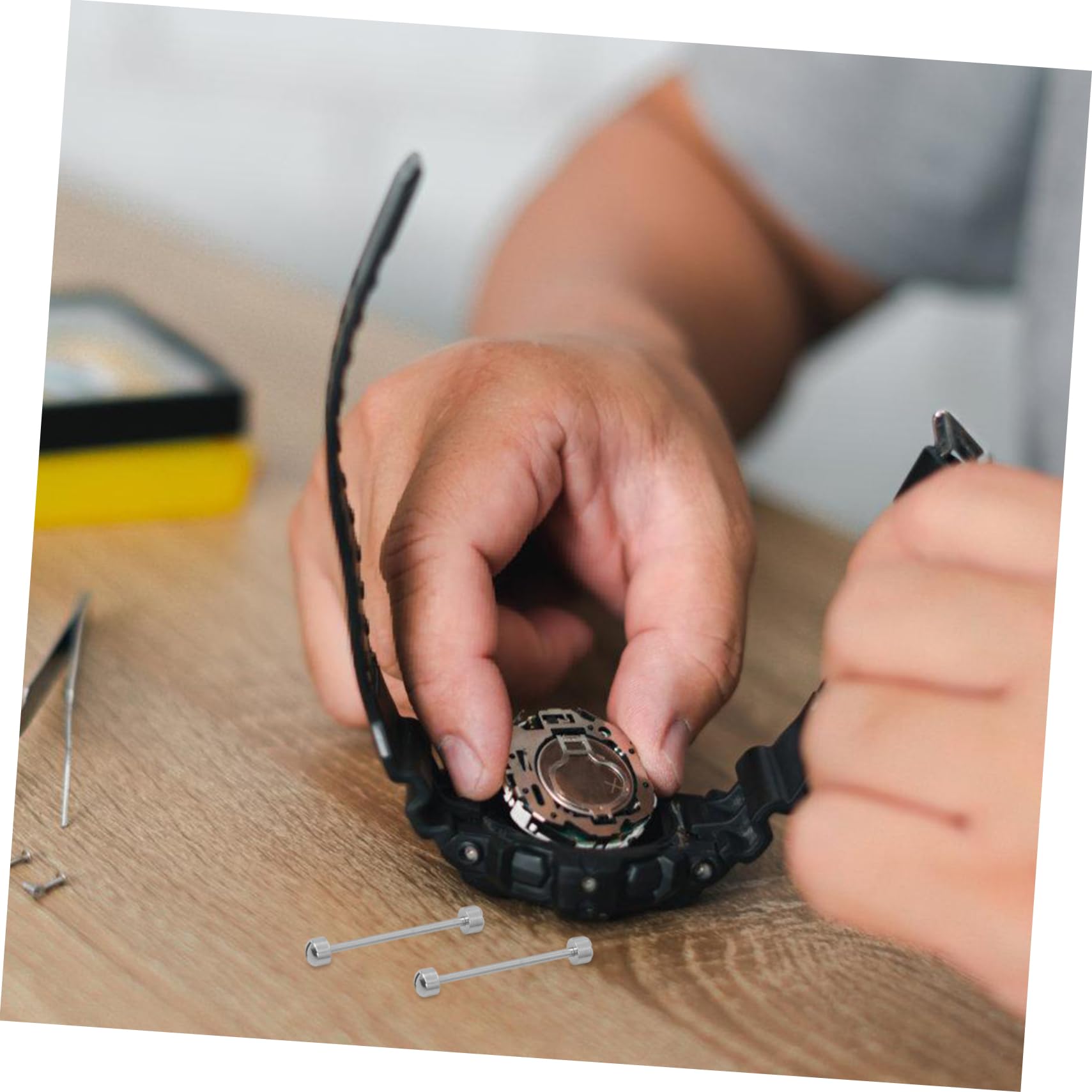 Reloj De Tubo Correa De Reloj Varilla De Conexión Tornillo De Reloj Relojes De Tubo Hebilla De Reloj Conector Reloj Varillas De Tornillo Ver Kit De Herramienta Banda De Reloj Re