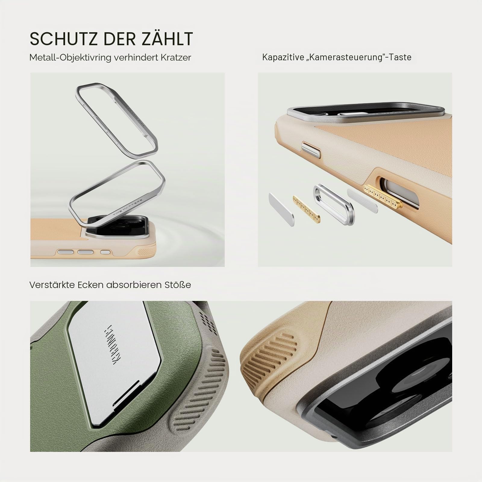 TILTA Khronos iPhone 17 Pro Max Case Lite Creator Kit, Telefonhalterung kompatibel mit iPhone 17 Pro Max mit Lite-Bediengriff, ND-Filter und magnetischer Rückplatte – Schwarz TKL-IP17-PMB-B