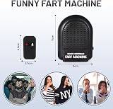 Machine à pet avec télécommande – Petit jouet électronique pour pet facile à cacher, boîte à péter amusante, farce, blague, jeux pour fête d'anniversaire, bureau, maison pour adultes et adolescents - 5