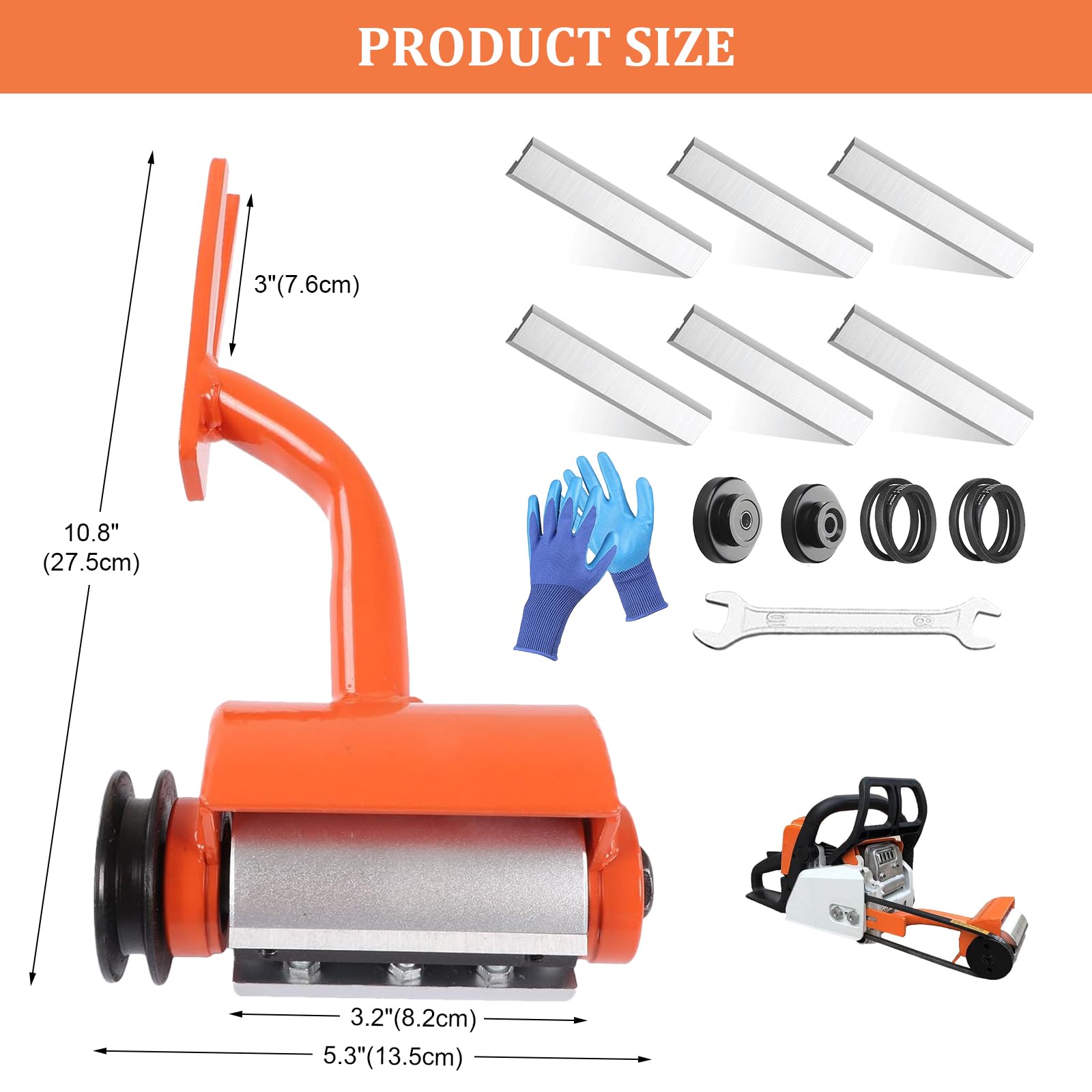 Pelador de Troncos, Herramienta Para Descortezar Troncos con 6 Cuchillas Alargadas, Herramienta de Descortezado de Madera, Descortezador de Madera Eficiente para Procesamiento de Madera