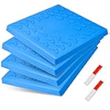 RV Leveling Block Top Cover: Interlocking Trailer Jack Pad Cap with Non-Slip Texture, Stabilize Leveling Block Cover for Camper and Trailer, Prevent Sinking & Sliding, 4 Pack