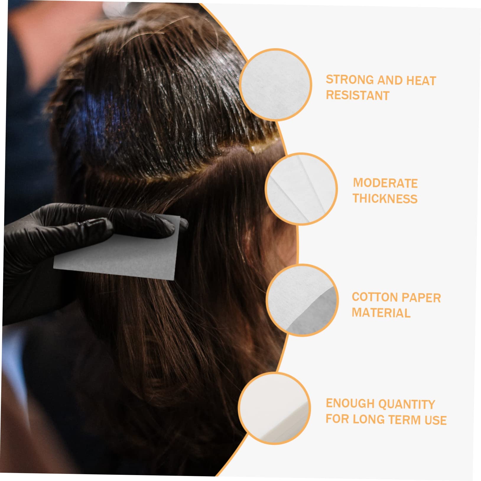 HAPINARY 1 Pack Hair Curling Perm Paper Salon Hair Styling End Wraps Perm Paper