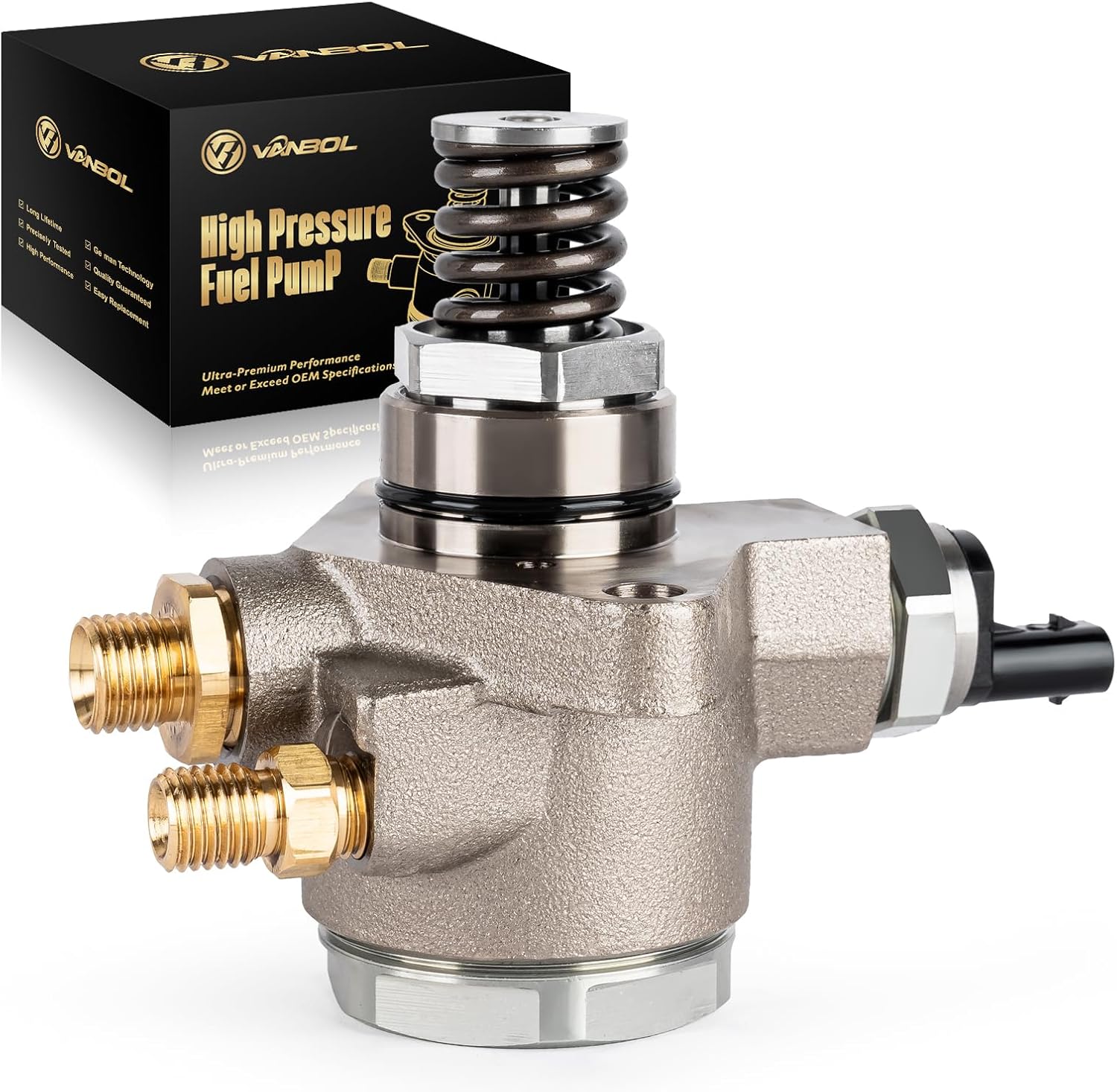 High Pressure Fuel Pump Compatible with Audi A8 Quattro 2011 2012 2014, RS5 2013-2015, V8 W12 4.2L 6.3L Replace HM10044 079127025Q 079127026R