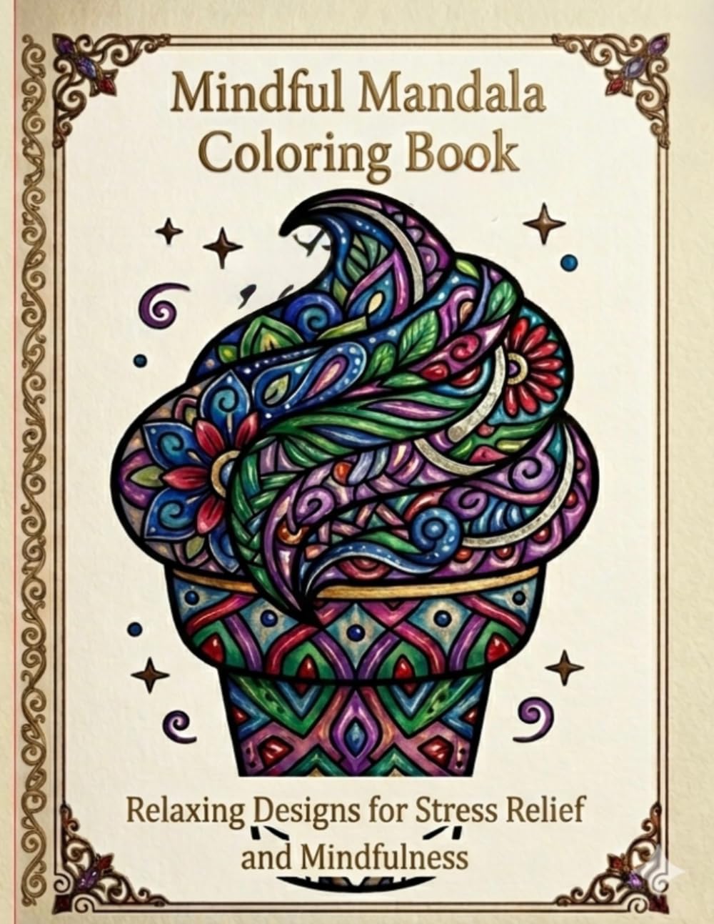 Mindful Mandala Coloring Book: Relaxing Designs for Stress Relief and Creativity 25 Unique Mandala Illustrations A Coloring Journey for Relaxation and Inner Calm