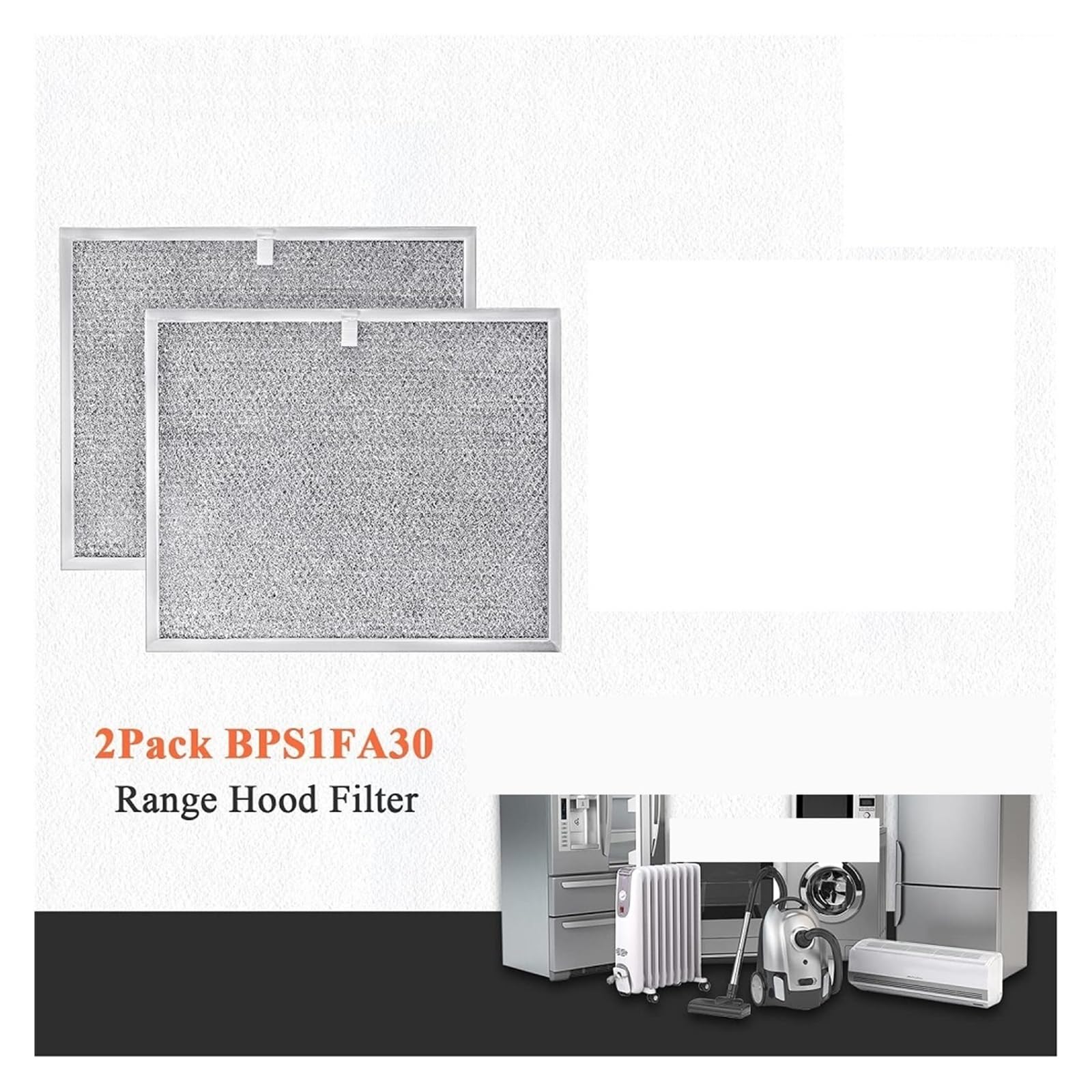 BPS1FA30 Filtro In Alluminio For Cappa Da Cucina, Compatibile Con Broan, Compatibile Con Nutone, Grasso QS1 E WS1 30 99010299 AP3378953 8322 Filtro For Cappa Da Cucina