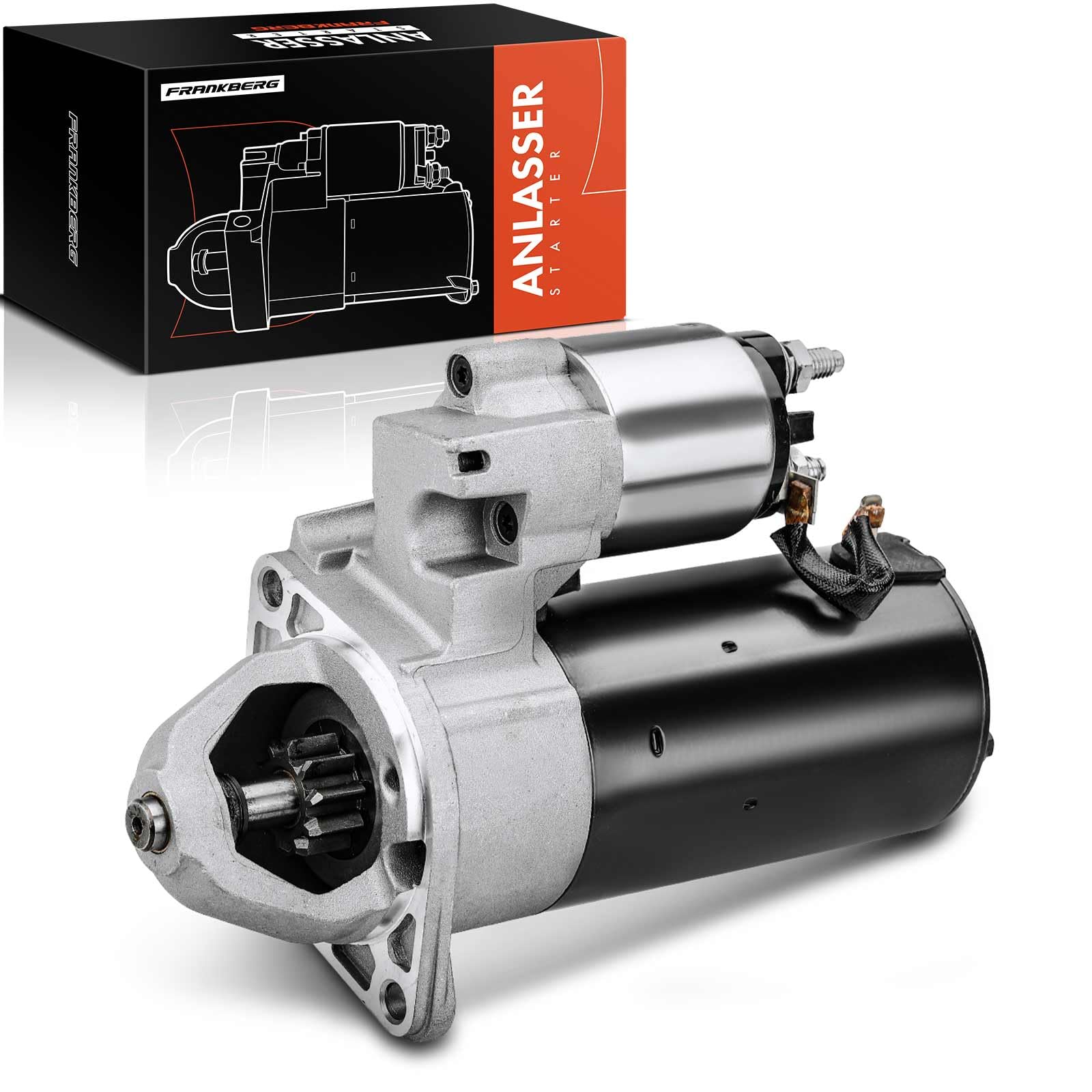 Frankberg Motore di avviamento Auto 1,7 KW/12 V/10 denti Compatibile con Classe A W169 A 200 CDi Classe A W168 A 160 CDi Replace# 0051517401,0051511601