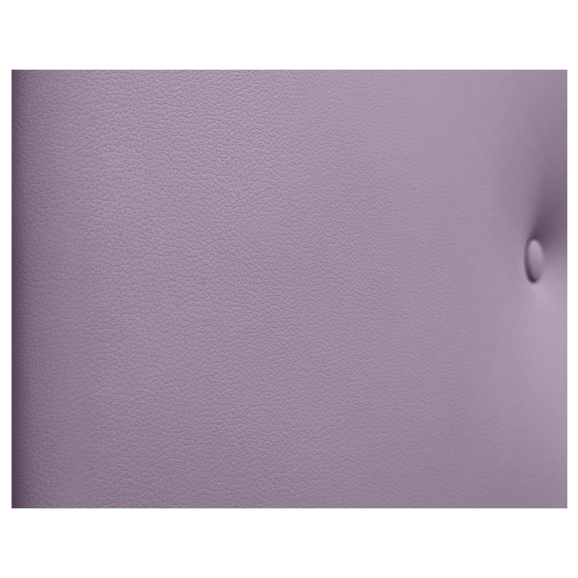 DHOME Cabecero de Polipiel o Tela Acualine Liso con Botones Tapizado de Alta Gama Cabezal Lujo Cama Dormitorio Moderno Acolchado (Polipiel Lila, 135x50cm (Camas 120/135/140))