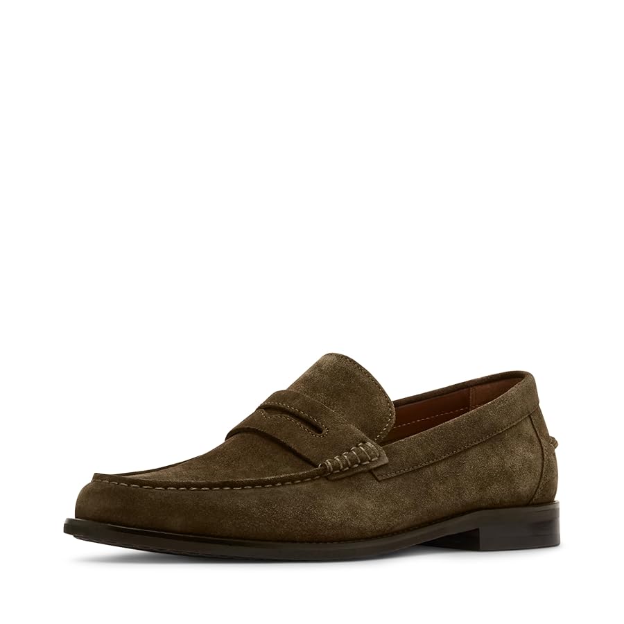 【人気・セール】Steve Madden ALONSO LEATHER シューズ Amazon.com | Steve Madden Men's Alonso Loafer, Khaki Green