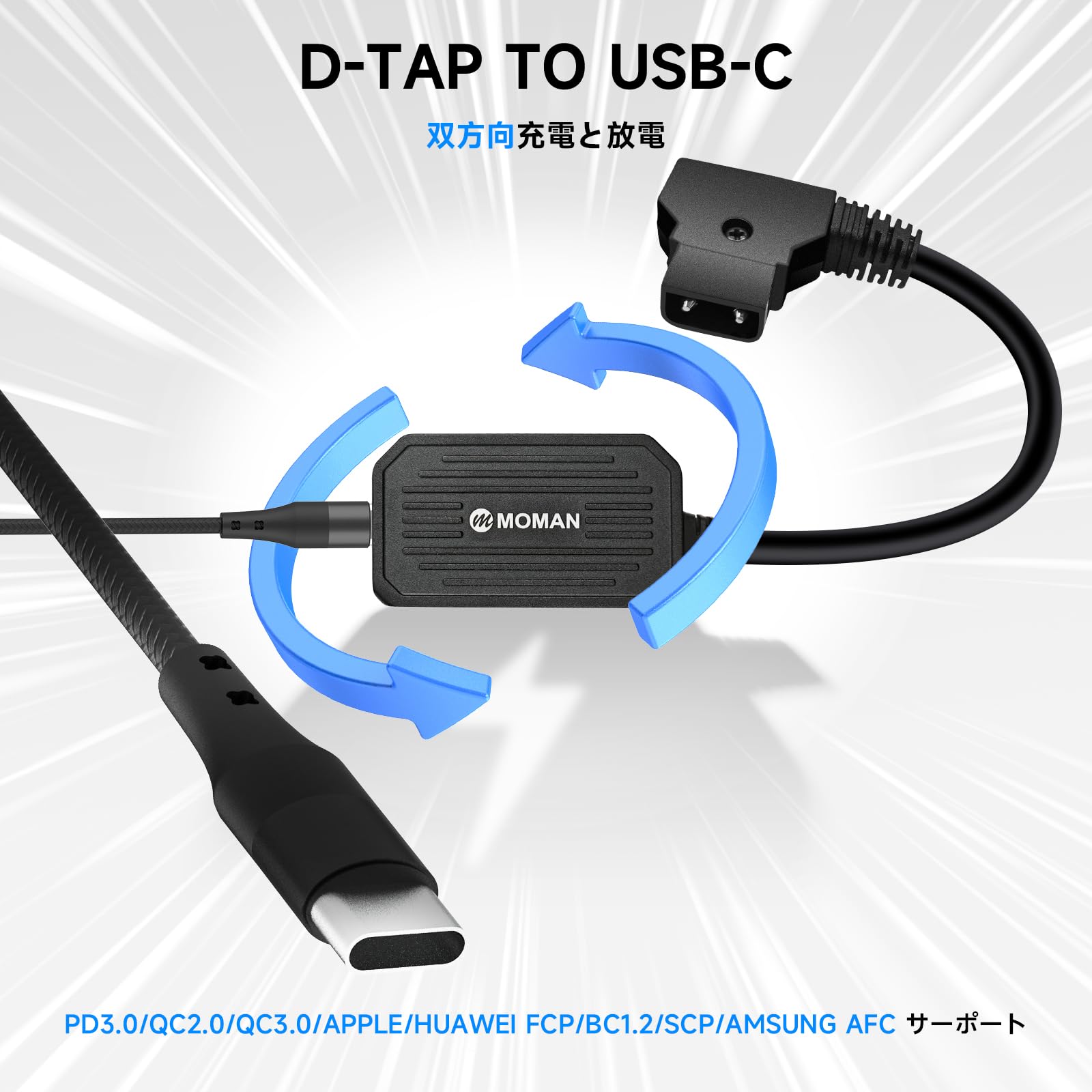 Amazon | Moman PD100 D-Tap to USB-C Type-C PD100W D-Tap