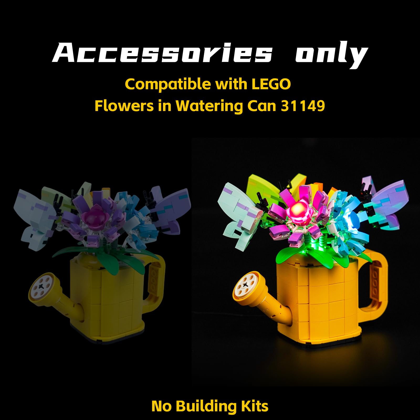 Light Kit Compatible with Lego 31149 Flowers in Watering Can (No Model) - Image 4
