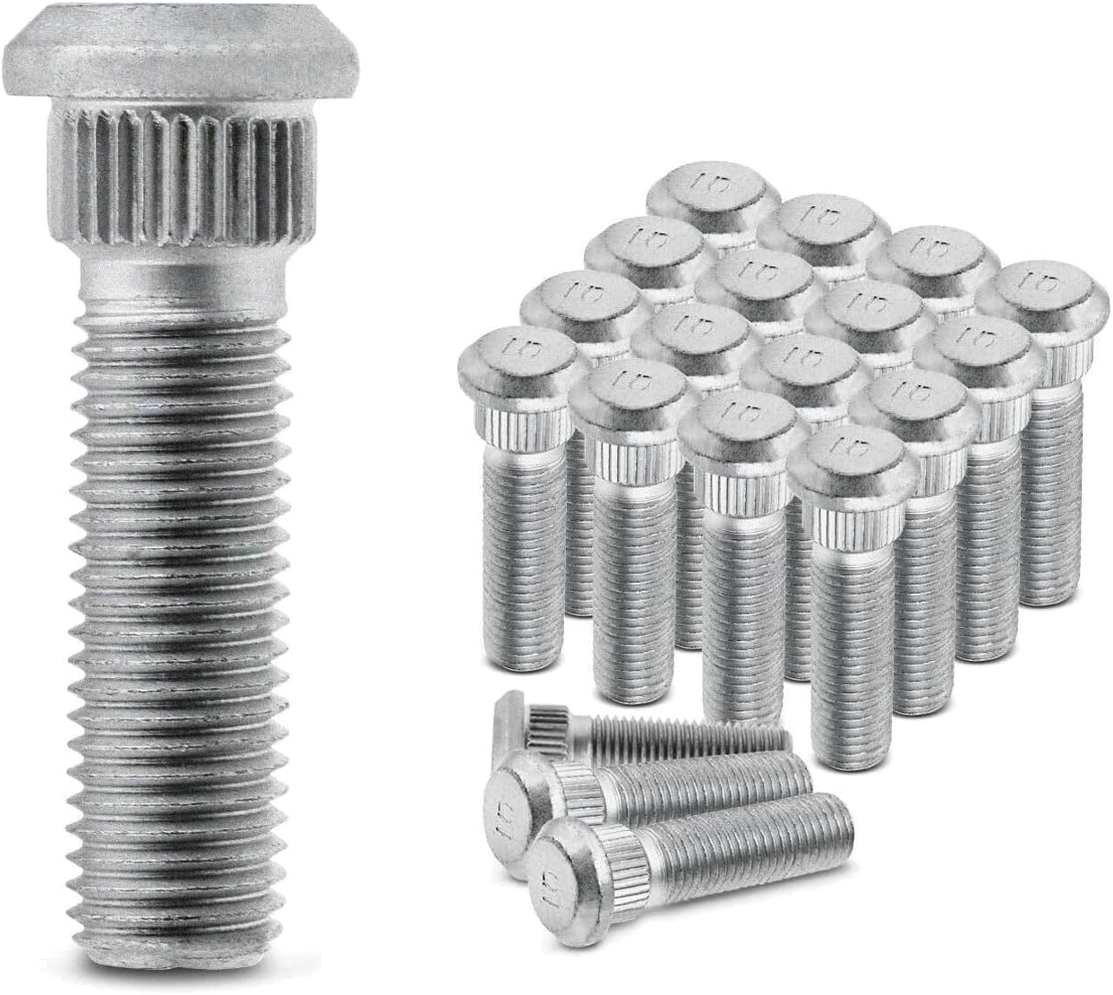 20X .5 Wheel Lug Stud Front Rear Compatible with Multiple Models 20-Pack