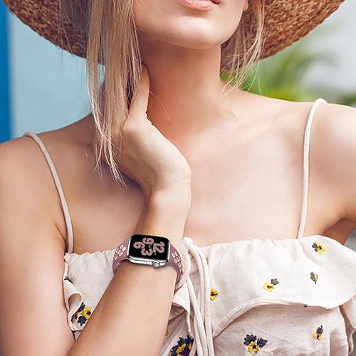 Miniatura 5 de Paquete de 3 correas deportivas compatibles con Apple Watch de 1.496 in 1.575 in 1.614 in 1.654 in 1.732 in 1.772 in 1.929 in, correa de silicona