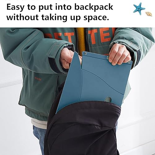 Miniatura 8 de Wind Tour Taburete plegable portátil Silla de plástico para acampar al aire libre Taburete corto de papel ultrafino utilizado como cesta de la