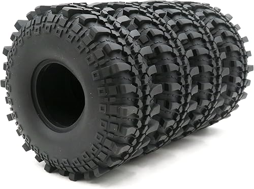 Miniatura 4 de 4pcs RC 2.2 Crawler Mud Terrain Neumáticos Super Grip Soft Neumáticos con inserto de espuma suave Altura 145mm5.7inch