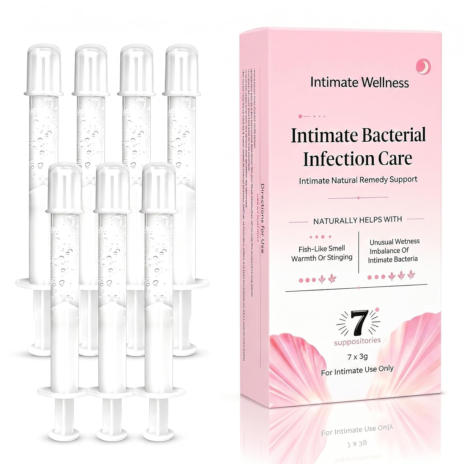 BV Treatment for Women | Bacterial Vaginosis Infection Fast Acting | Gentle care for Odor, Discomfort & Imbalance | 7-Day Intimate Microbiota Kit – Fast Relief, Paraben-Free, Dye-Free, Fragrance-Free