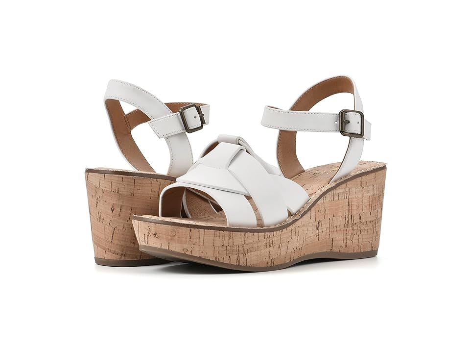 White Mountain Simple (White) Women's Shoes INTERNATIONAL SHIPPING