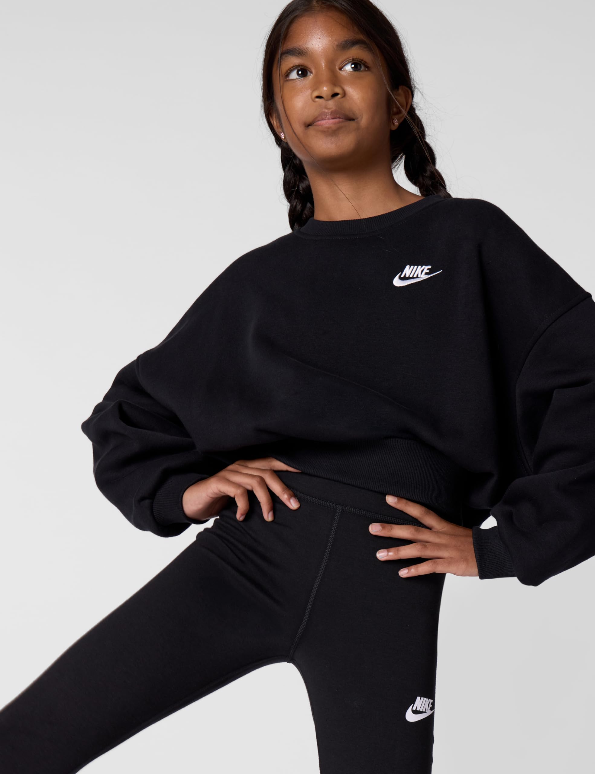 Nike - G NSW Clssc HR Tght Lbr, Leggings Bambine e Ragazze
