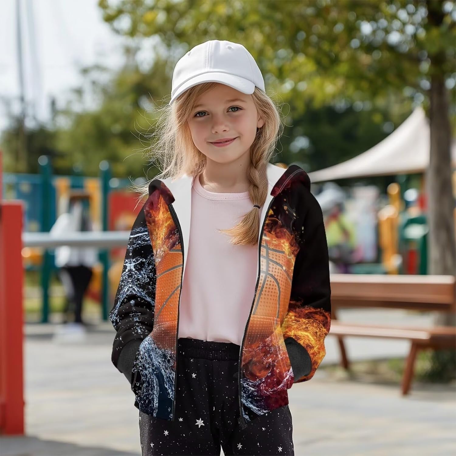 Girls Hoodie Trendy Cute Hooded Sweatshirt with Pocket Kids Pullover Winter Back to School Clothes Teens 6-16