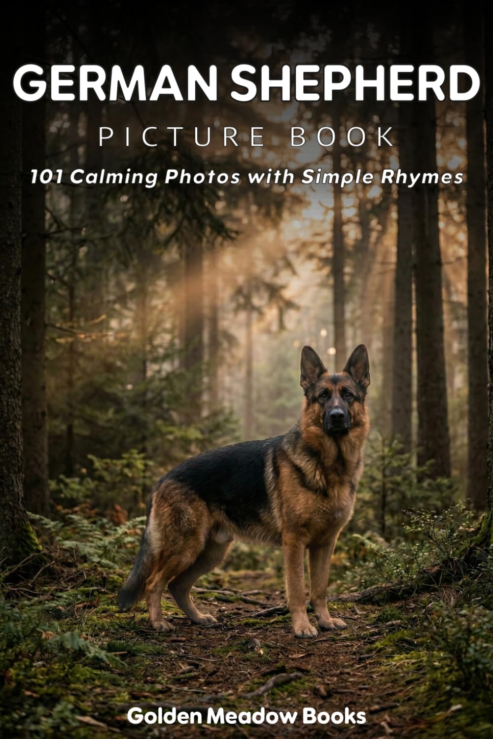 German Shepherd Dog Picture Book for Seniors with Dementia and Alzheimer’s Patients: 101 Calming Dog Photos with Simple Rhymes | A Gentle Gift for Memory Care and Cognitive Stimulation