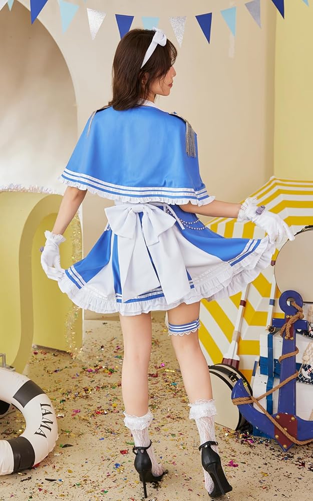 Amazon.co.jp: [Malymoon] マリン コスプレ セーラー 水兵