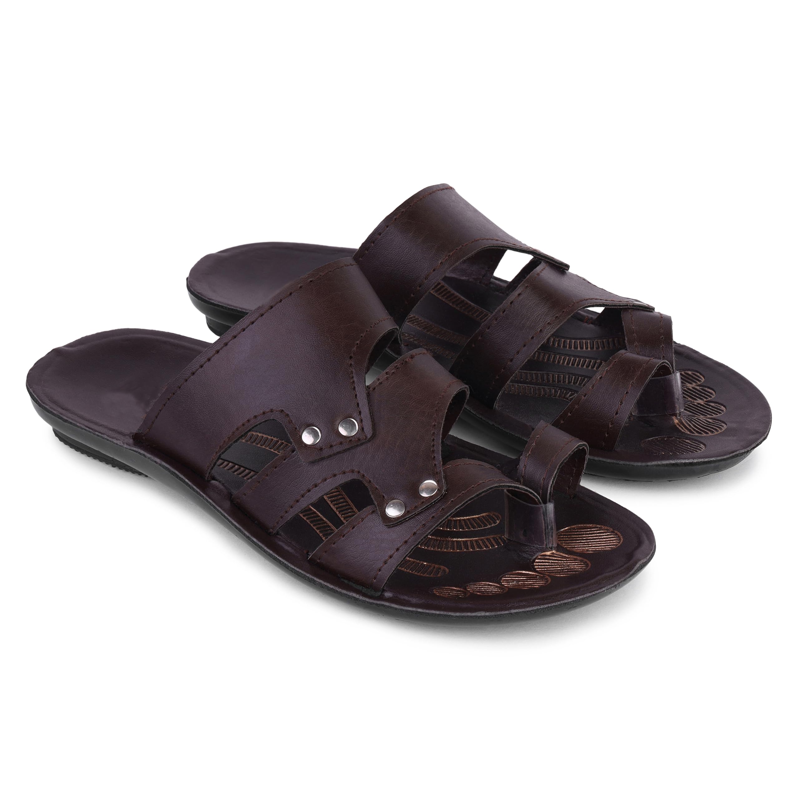 WINGSCRAFT- Mens Lightweight Comfortable | PU Sliper|Slides | PU Slipper Chappal for Men GEN-3125-6(Brown) (B0CY9G4V13) Amazon Price History, Amazon Price Tracker