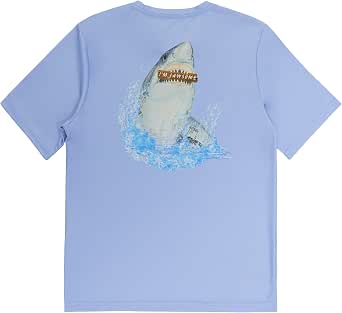 Guy Harvey Boy's Short Sleeve Performance Shirt With 30-403638
