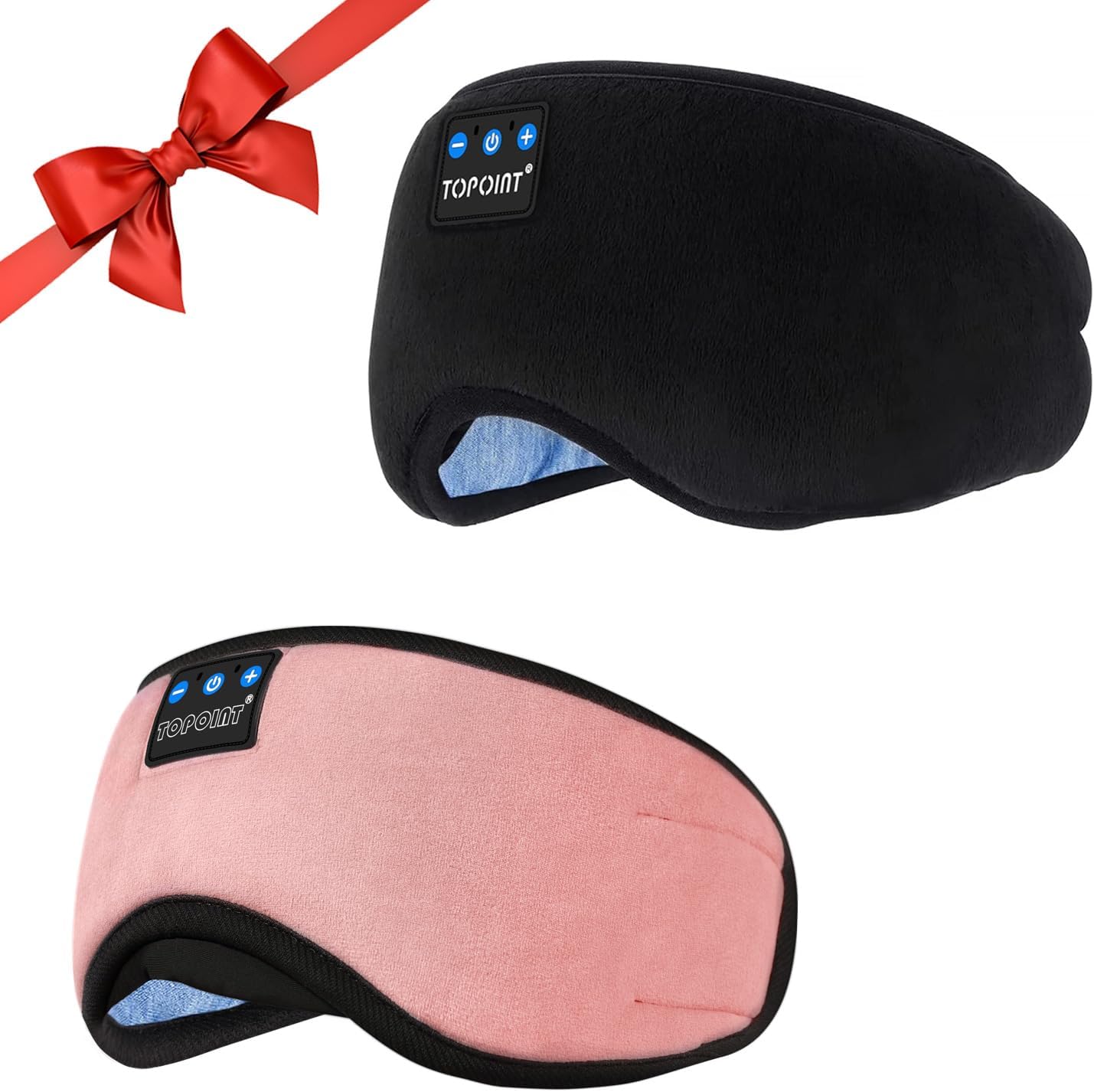 TOPOINT Sleep Headphones, Bluetooth Sleep Mask with