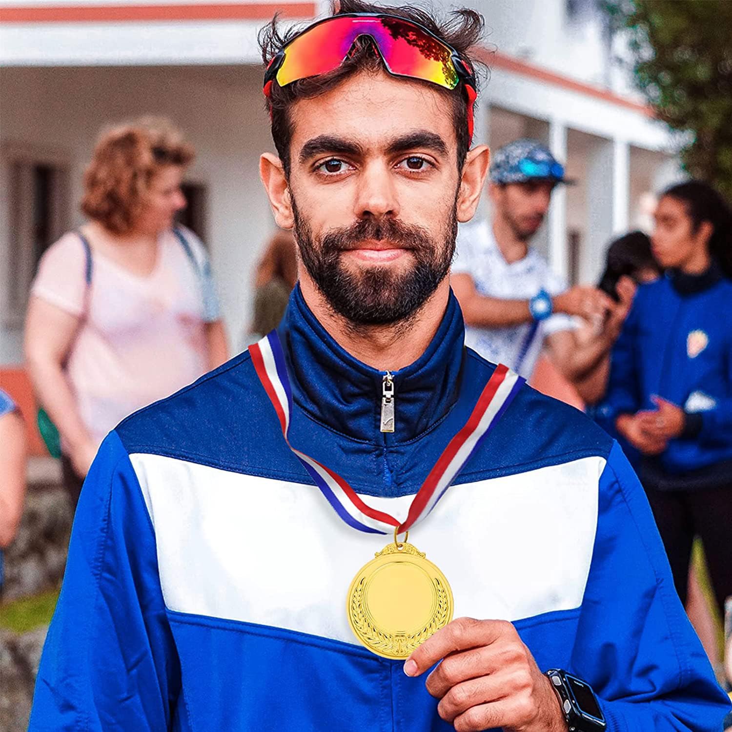 Lot De 10 Médailles De Foot D'anniversaire D'enfant En Métal Avec Ruban