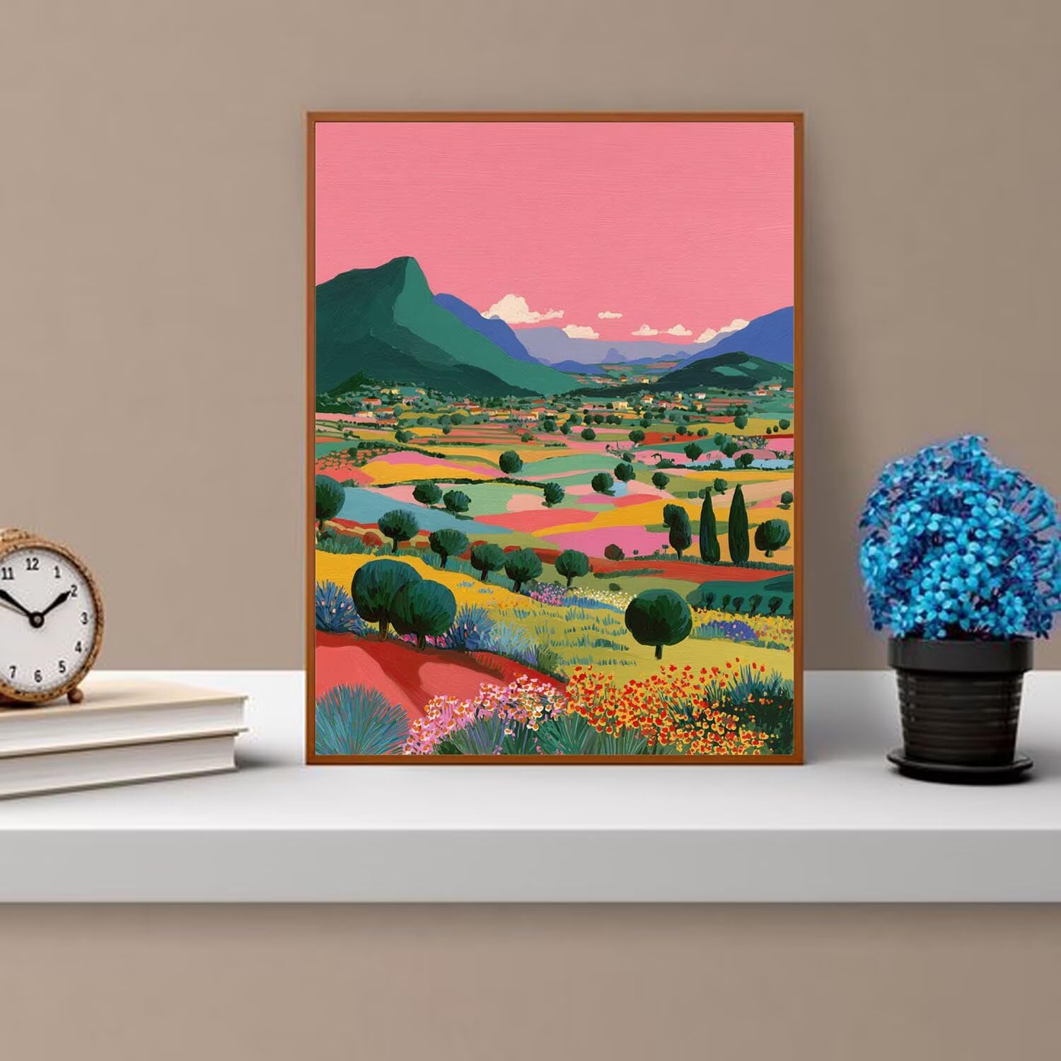 Dipingere con i Numeri Adulti Cartoni animati, pratoia Dipingere con i Numeri Bambini DIY Kit, Set Premium con Pennelli, Decorazione Casa & Creativo Regalo, Attività di Tempo libero 70x95cm z-236