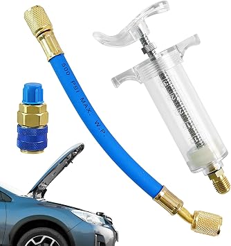 AC Dye Injector | Precision Refrigeration Oil Filler | Precision Refrigeration Liquid Injector for Automotive, RV, Marine, Industrial, Workshop