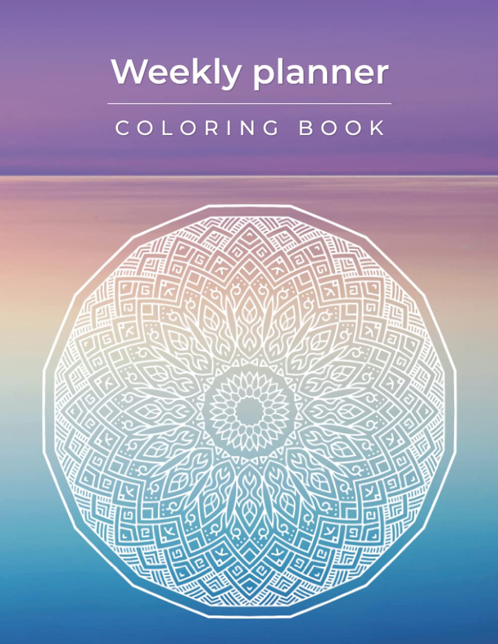 Weekly Planner Coloring Book