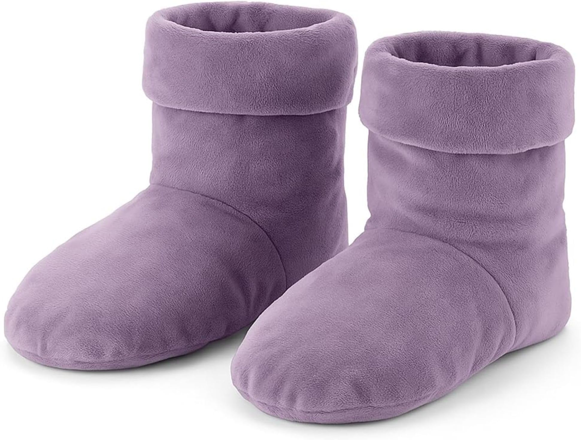 Herbal Concepts Aromatherapy Boot Shaped Microwaveable Wrap Made of Organic Flaxseed, Peppermint, & Spearmint for Feet | Comfort Booties Relieves Stress & Aches | Available in Lavender