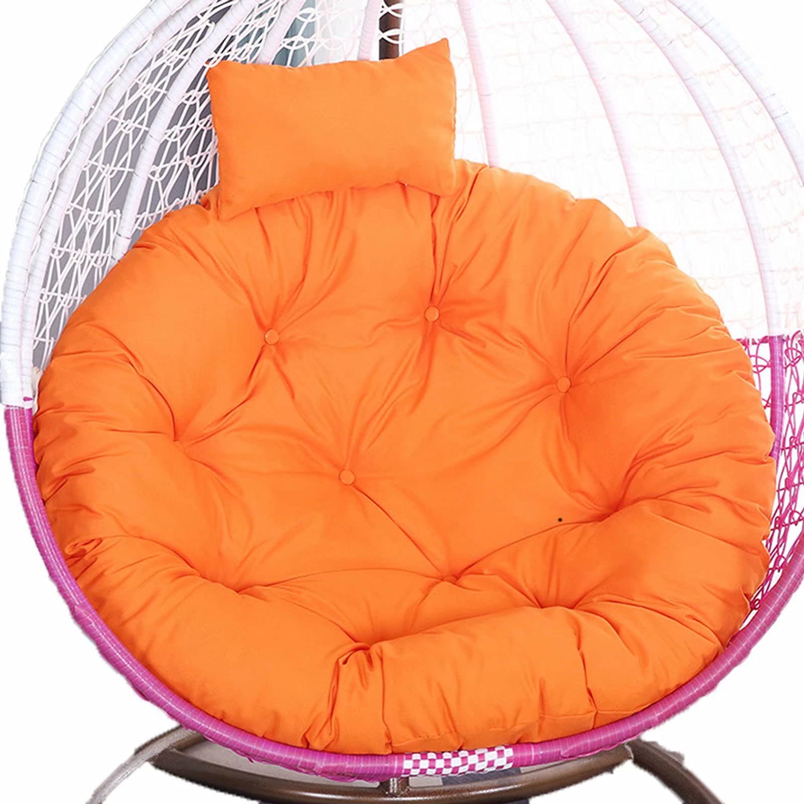 ERTsrhFD Outdoor Cushions, Hanging Chair Cushion Only, Swing Replacement, Hammock(Orange)